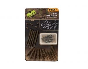 Fox Klipy Edges Camo Slik Lead Clip Kit Size 10